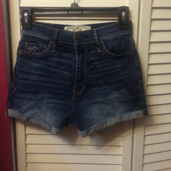 high waisted hollister shorts