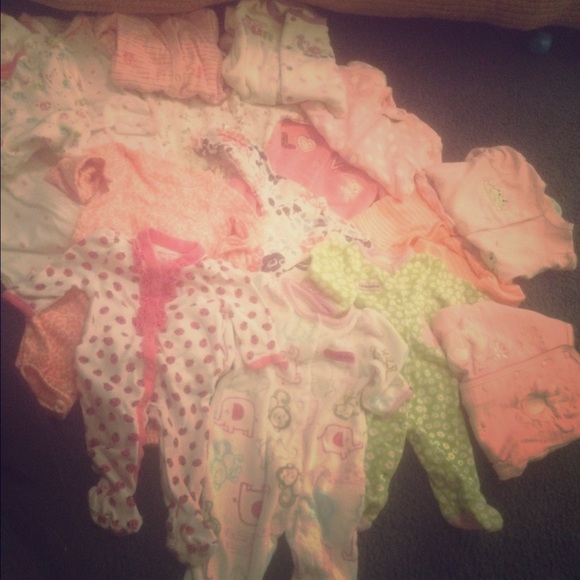 15 newborn pajama onesies