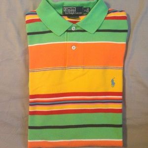 Men's Polo by Ralph Lauren M striped multicolored
