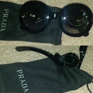 Black circle shades