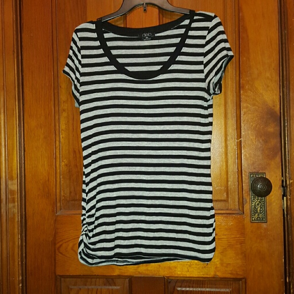 Women's Comfy Black/Gray Top