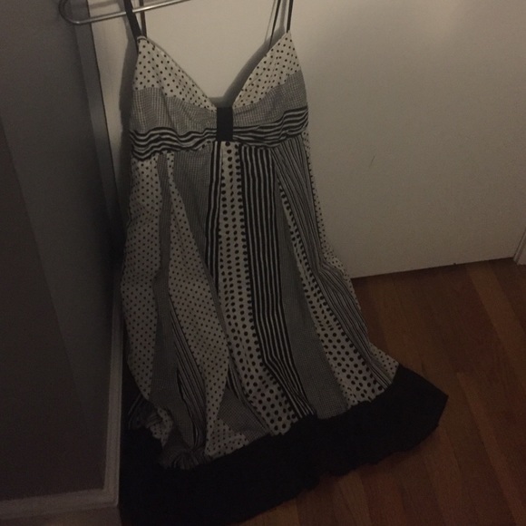 Deferent patterned dress