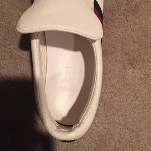 AUTHENTIC GUCCI White Loafers