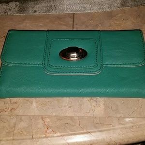 Turquoise wallet