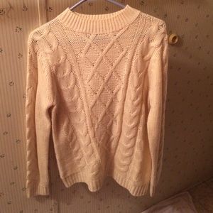 Cream colored sweater