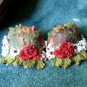 Boho styled flower bra