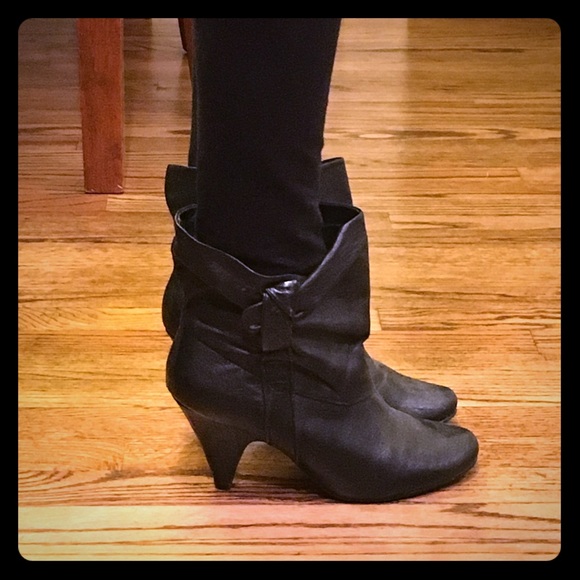 Steve Madden Black Booties