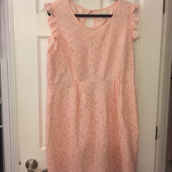 NEVER WORN! Pink Lace, Mid Thigh Dress