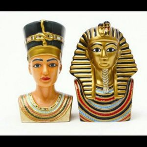 Egyptian Salt And Pepper Shakers