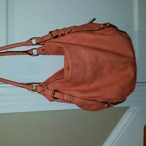 Peach purse