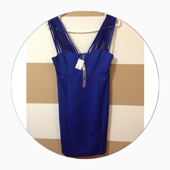 Blue Strappy Dress