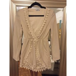 Tobi romper & j crew safari shirt trade bundle!