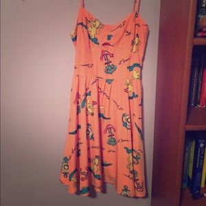 L'amour patterned dress