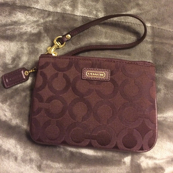 Coach wristlet