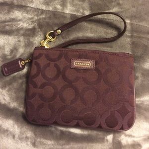 Coach wristlet