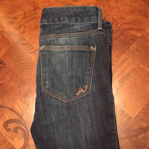 Express denim ankle jeans,