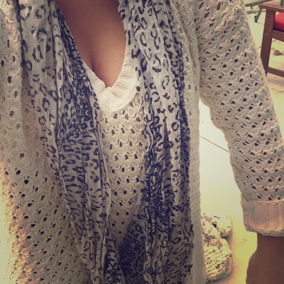 Cheetah scarf