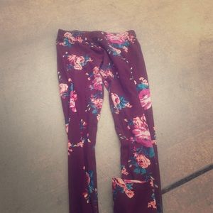 Leggings floral print