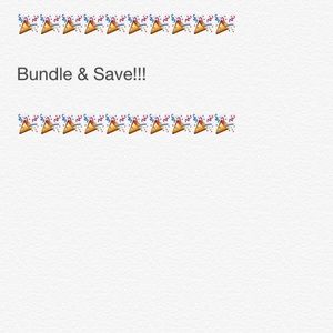 Bundle items and save!!!