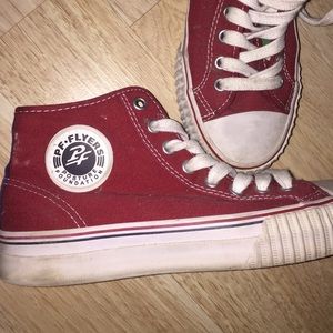 Women's 6.5 Original Burgandy PF Flyers