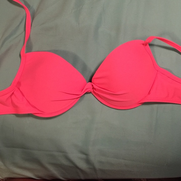 Bright print xs push-up swim top