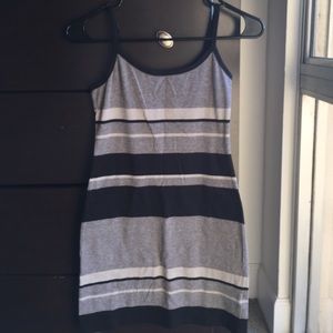 Body con striped pattern dress