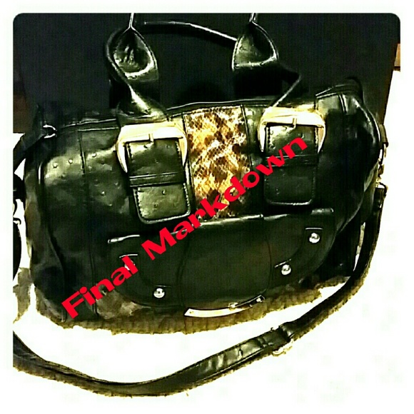 Cato Handbags - Ostrich Python Handbag <Sold2Consignment>