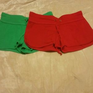 2 pairs of athletic shorts