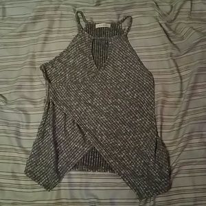 Grey crop top