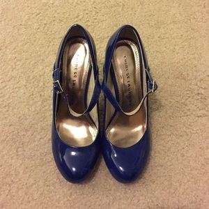 Royal blue heels