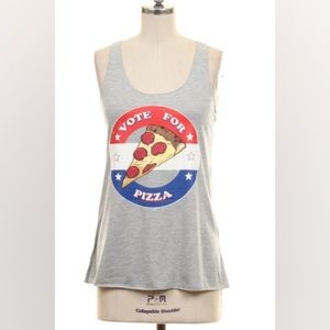 Vote for Pizza! Tank Top Bernie Sanders Hillary