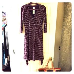 Purple Wrap Dress - Stitch Fix, new with tags! 🌟