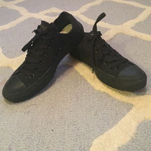 Black Converse All Star sneakers