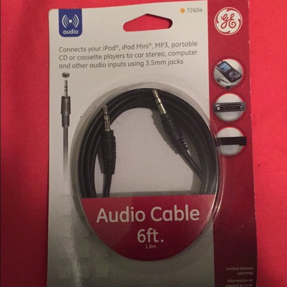 6 foot aux cord