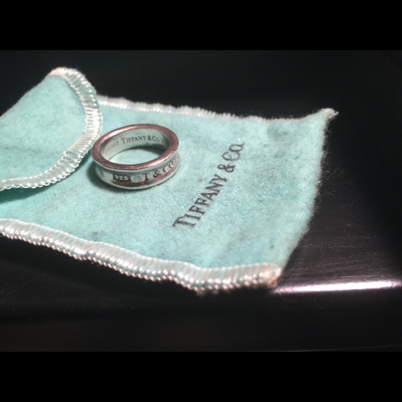Tiffany & Co 1837 band in sterling silver