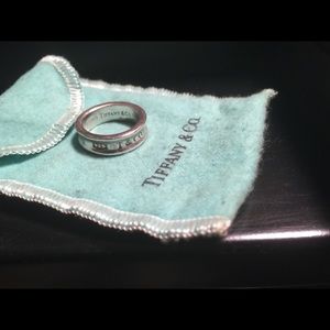 Tiffany & Co 1837 band in sterling silver