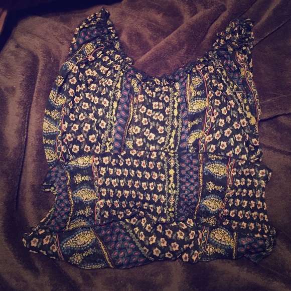 Patterned sheer top - Picture 1 of 3