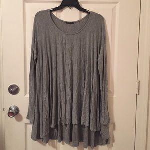 American Threads Grey Tunic Dress/Top