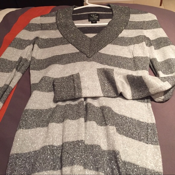 Guess sweater grey & silver