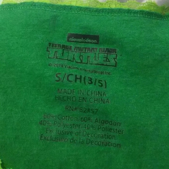 TMNT Official Nickelodeon lacy top - Picture 3 of 3