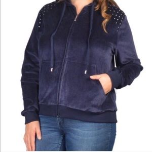 PLUS SIZE FRONT ZIPPER HOODIES