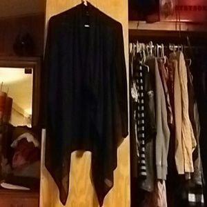 Black over shirt top/jacket