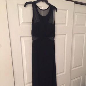NEW Lulu's Long Black Dress