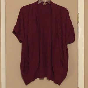 Plus size 3X open sweater