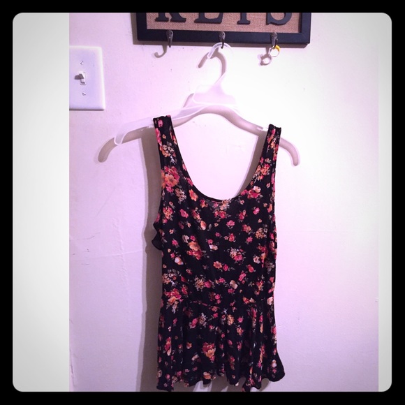 Floral tang top