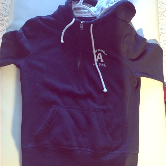 Abercrombie & Fitch Quarter Zip Hoodie - Picture 1 of 3