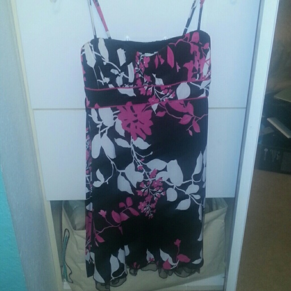 This is a kimda fancy dress with fabric underlayer