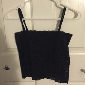 Cute lace crop top, Brandy Melville like Cute lace crop top, Brandy Melville like