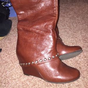 Bcbg studded boots