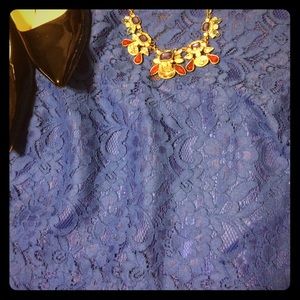 💍FINAL PRICE💍 Blue Lace J.Crew Dress